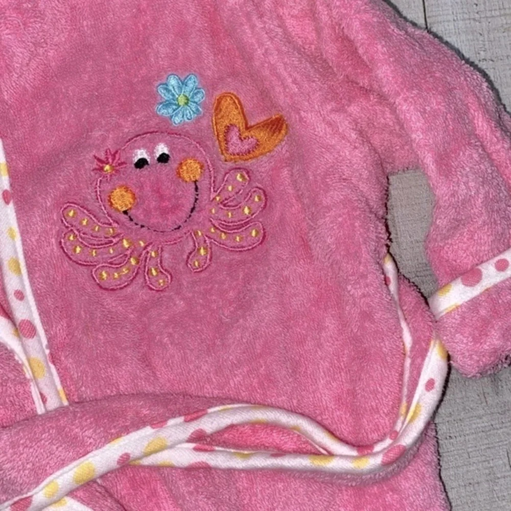 Koala Baby pink octopus robe size 0-9 months